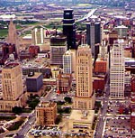 Downtown Kansas City from the Air