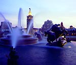 Poseidon's Fountain on the Plaza